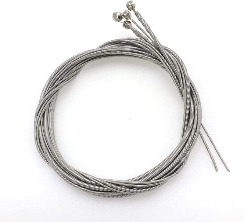 Cheerock Stainless Steel 4 String Bass Strings Replacement Set, Acoustic Bass Strings, Electric Bass String, 4 String Bass Instrument Accessories - Image 1